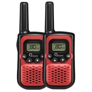 UHF CB Handheld 2-Way Radio - 80Ch. 0.5W Pair (Red)