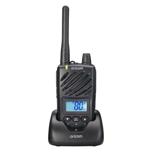 UHF CB Handheld 2-Way Radio - 80Ch. 5W Waterproof IP67 Portable 5W
