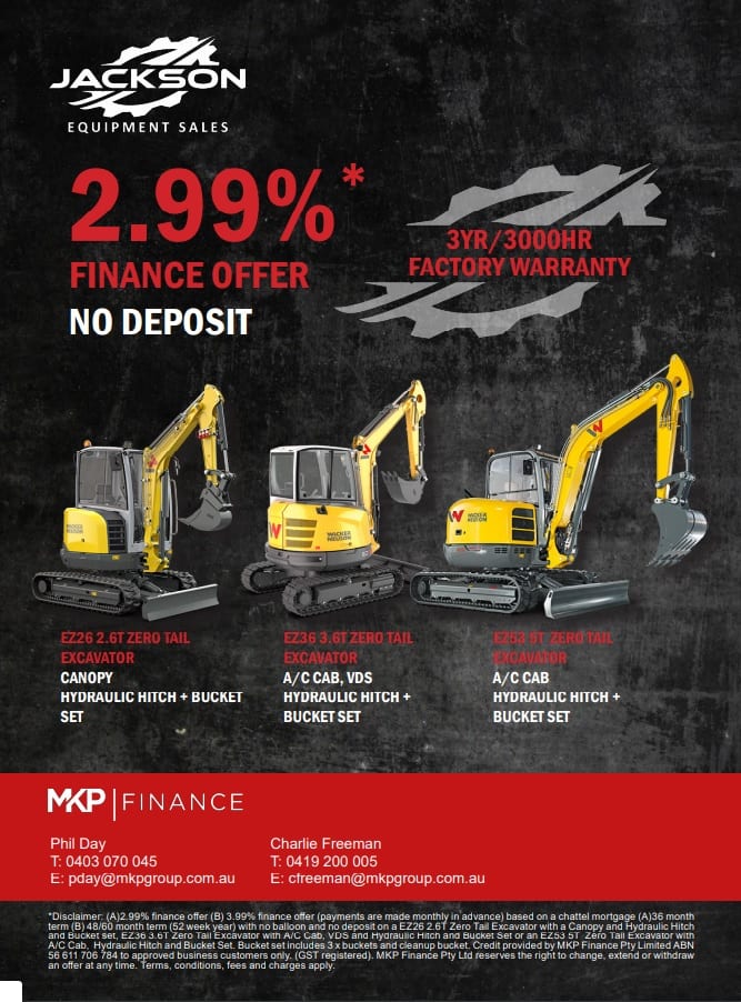 You are currently viewing 2.99% FINANCE OFFER ON 2.6T – 5.5T WACKER NEUSON RANGE