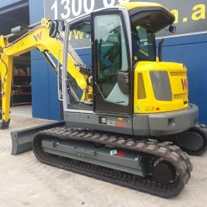 EZ80 Tracked Excavator - Zero Tail Swing - Incl Easy Lock Hitch