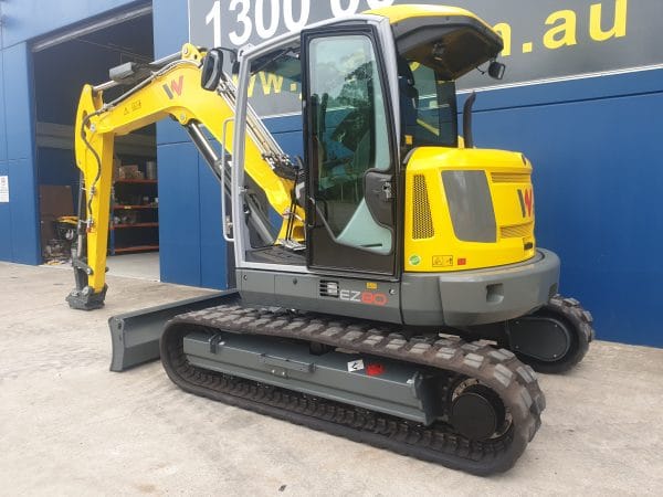 EZ80 Tracked Excavator - Zero Tail Swing - Incl Easy Lock Hitch