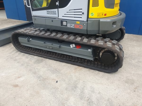 EZ80 Tracked Excavator - Zero Tail Swing - Incl Easy Lock Hitch