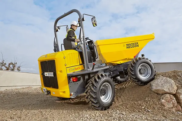 DW60 Wheeled Dumper - ROPS/Cabin