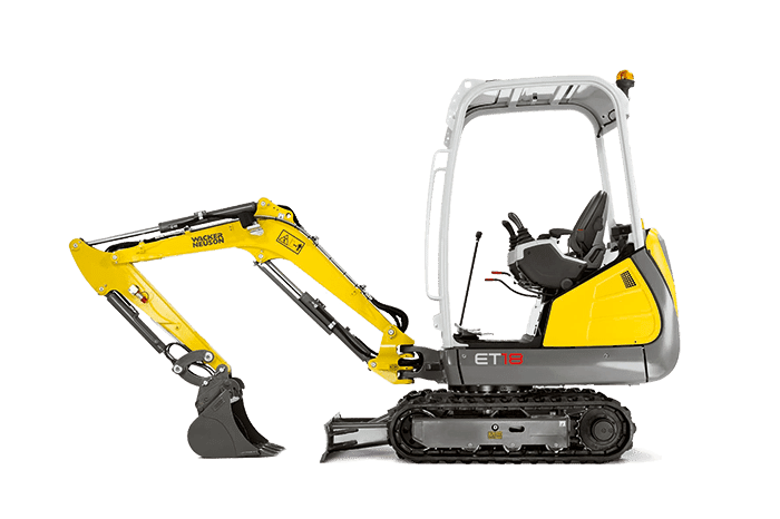 ET18-VDS Tracked Excavator - Conventional Tail