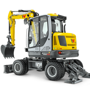 EW65 Wheeled Excavator - Incl. Easy Lock Hitch