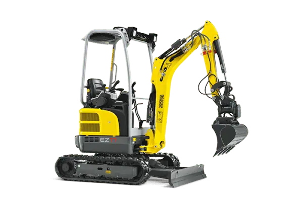 EZ17 Tracked Excavator - Zero Tail Swing - Including Easy Lock Hitch