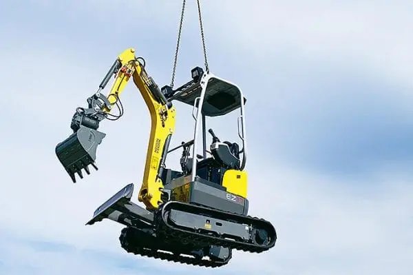 EZ17 Tracked Excavator - Zero Tail Swing - Including Easy Lock Hitch