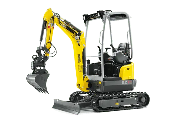 EZ17 Tracked Excavator - Zero Tail Swing - Including Easy Lock Hitch