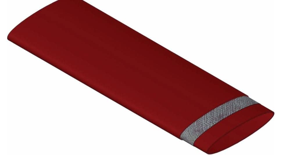 Layflat Hose - Heavy Duty, Red, 2''/51mm (Per Metre)