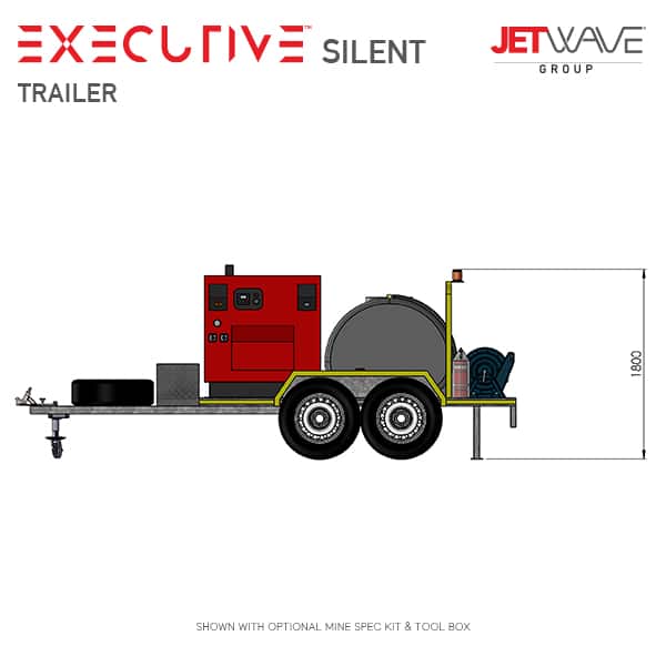 Jetwave Executive Silent High Pressure Water Trailer