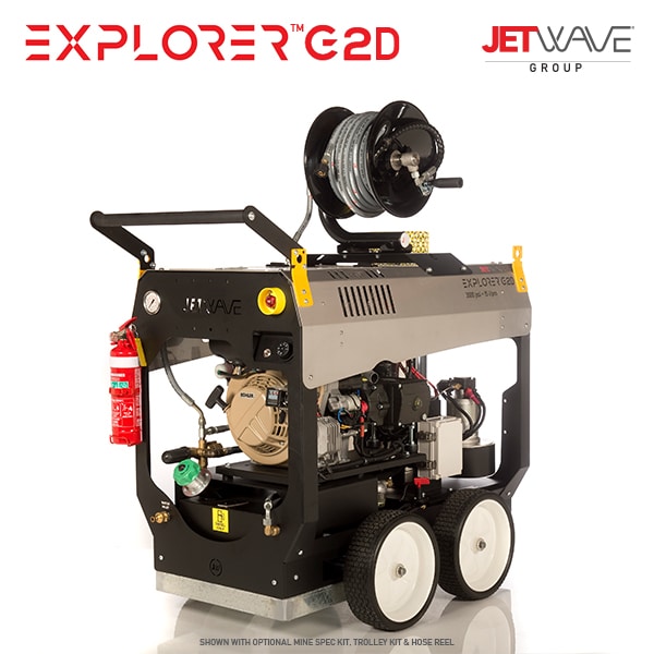 Jetwave Explorer G2D 210 (3150-15) High Pressure Water Cleaner - Diesel