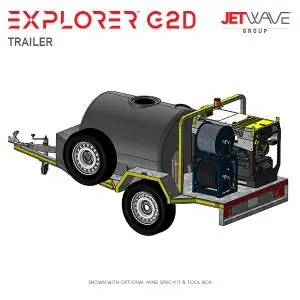 Jetwave Explorer G2D High Pressure Water Trailer