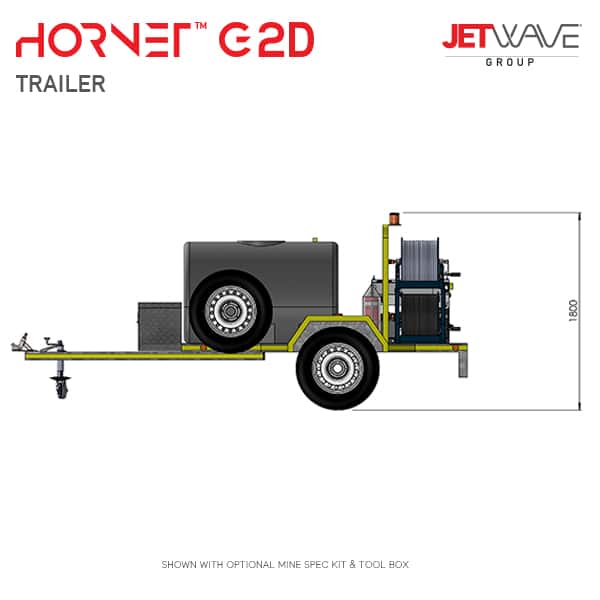Jetwave Hornet G2D High Pressure Water Trailer