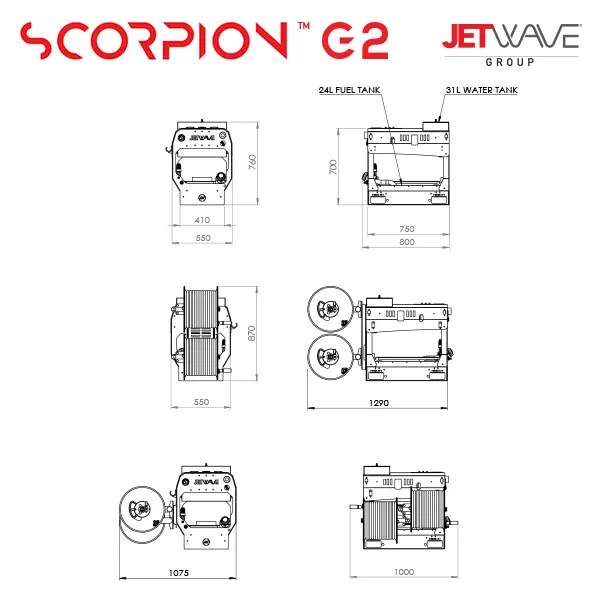 Jetwave Scorpion G2 300-26 High Pressure Water Cleaner