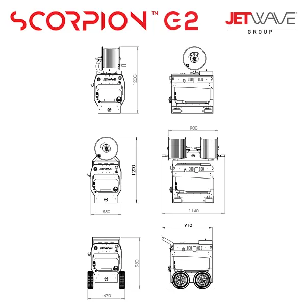 Jetwave Scorpion G2 300-26 High Pressure Water Cleaner