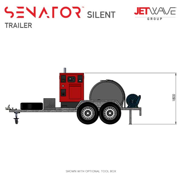 Jetwave Senator Silent High Pressure Water Trailer