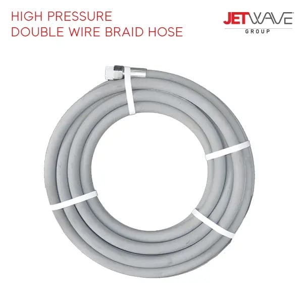 Jetwave High Pressure Double Wire Braid Hose (per metre)