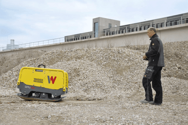 Wacker Neuson DPU110r Lec870 Vibrating Plate -  Remote Control - 870mm Wide, Diesel